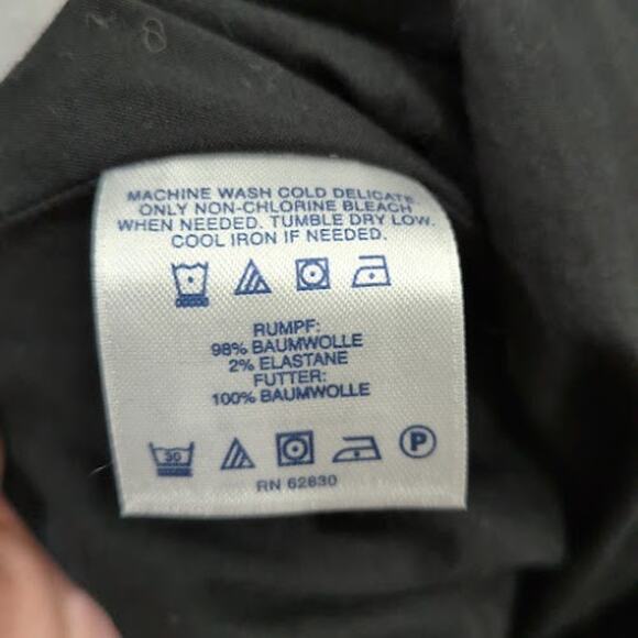 Lands End Womens Navy Blue A-Line Skirt Size 16 Zipper Modest Midi Pockets Lined - Picture 8 of 10